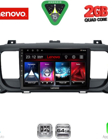 LENOVO LVD 2729_CPA (9inc) MULTIMEDIA TABLET for CITROEN JUMPY-SPACETOURER – PEUGEOT EXPERT-TRAVELLER – TOYOTA PROACE mod. 2016>