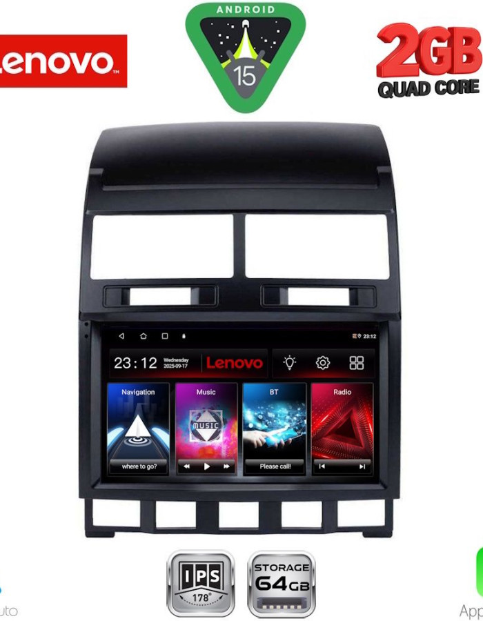 LENOVO LVD 2765_CPA (9inc) MULTIMEDIA TABLET for VW TOUAREG mod. 2003-2011