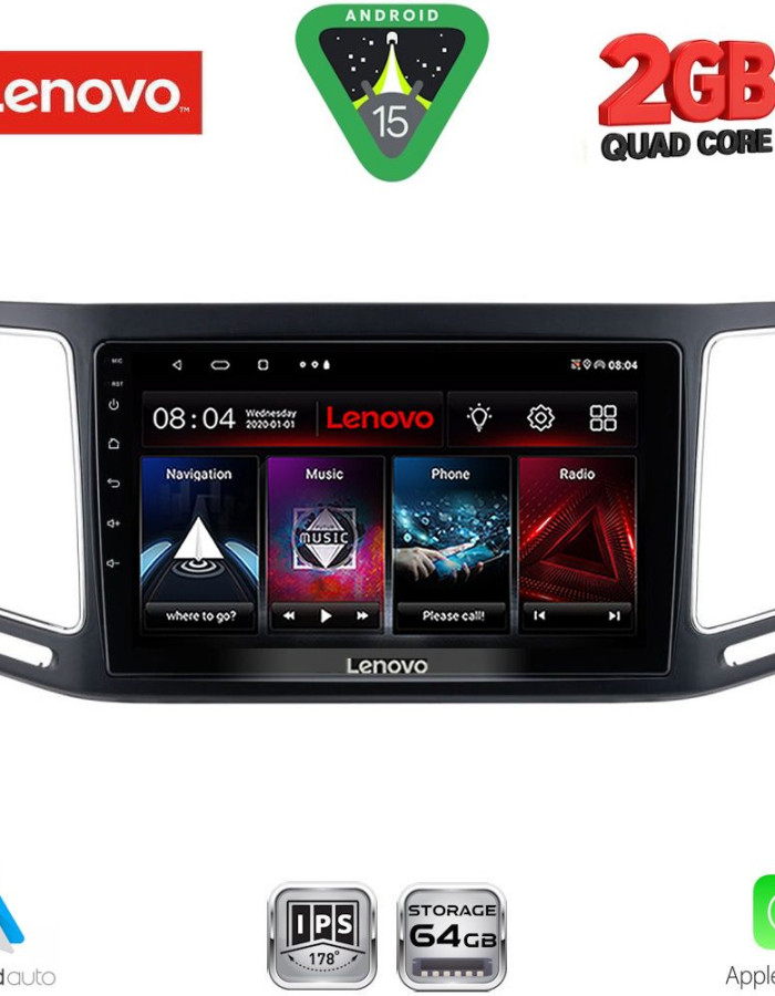 LENOVO LVD 2790_CPA (9inc) MULTIMEDIA TABLET for VW SHARAN mod. 2011-2023
