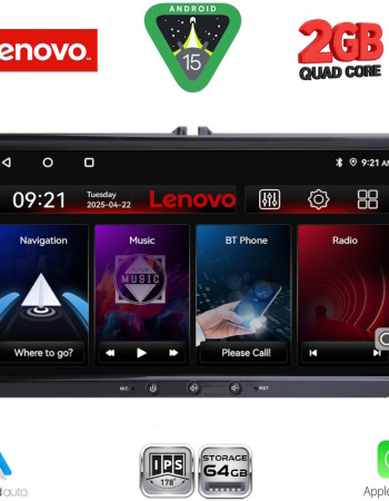 LENOVO LVD 289_CPA (9inc) MULTIMEDIA TABLET for SEAT - SKODA - VW mod. 2004-2014