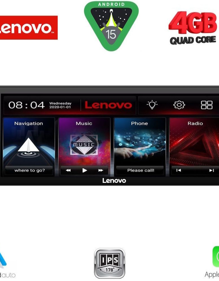 LENOVO LVE 540_CPA (6.86"_DECK) MULTIMEDIA 1DIN
