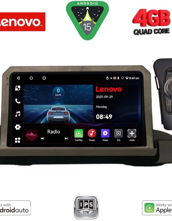 LENOVO LVE 8044_CPAA (9inc) MULTIMEDIA TABLET for BMW S.3 (E90-91-92) mod. 2005-2012