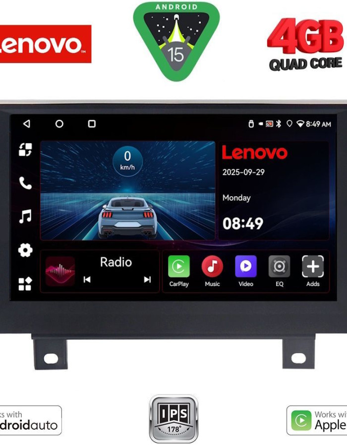 LENOVO LVE 8048_CPAA (9inc) (NBT) MULTIMEDIA TABLET for BMW S.1 (F20-21) mod. 2011-2016