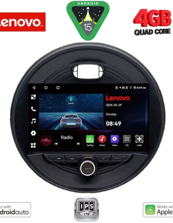 LENOVO LVE 8066_CPAA (9inc) MULTIMEDIA TABLET for MINI COOPER (F55-56-F57) mod. 2015-2024 - CLUBMAN (F54) mod. 2015-2024 - ROADSTER (F59) mod. 2014-2024 - COUNTRYMAN (F60) mod. 2016-2024