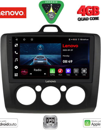 LENOVO LVE 8156BL_CPAA A/C (9inc) MULTIMEDIA TABLET for FORD FOCUS mod. 2005-2012 (BLACK)