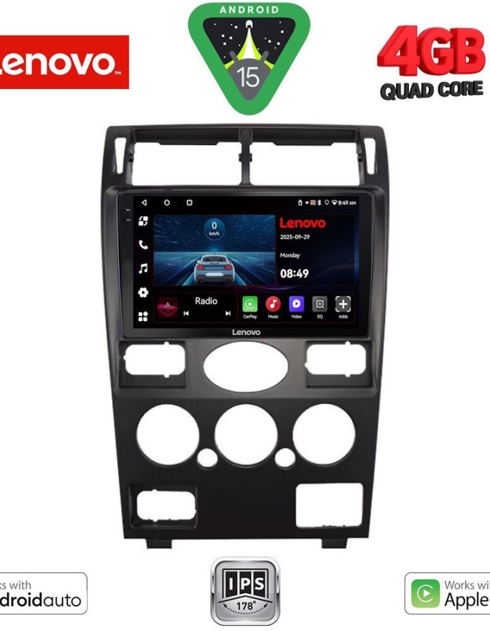 LENOVO LVE 8161B_CPAA (9inc) MULTIMEDIA TABLET for FORD MONDEO mod. 2003-2006