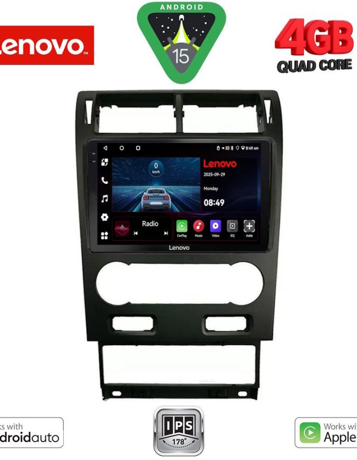 LENOVO LVE 8161A_CPAA (9inc) MULTIMEDIA TABLET for FORD MONDEO mod. 2003-2006
