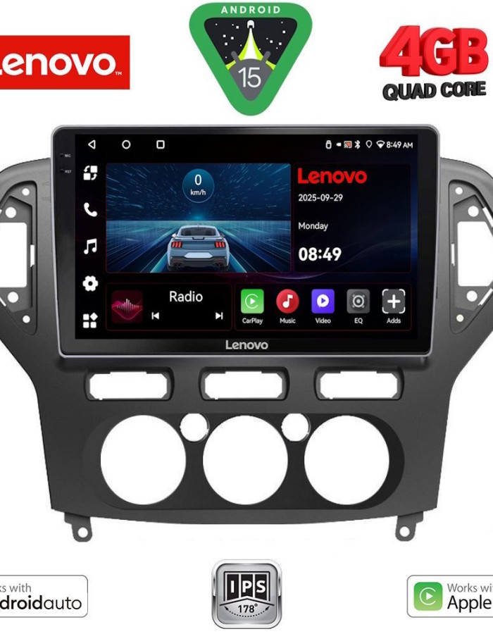 LENOVO LVE 8162_CPAA A/C (10inc) MULTIMEDIA TABLET for FORD MONDEO mod. 2007-2011