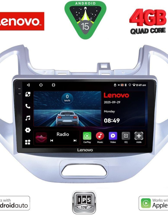 LENOVO LVE 8167LO_CPAA (9inc) MULTIMEDIA TABLET for FORD KA mod. 2017-2024