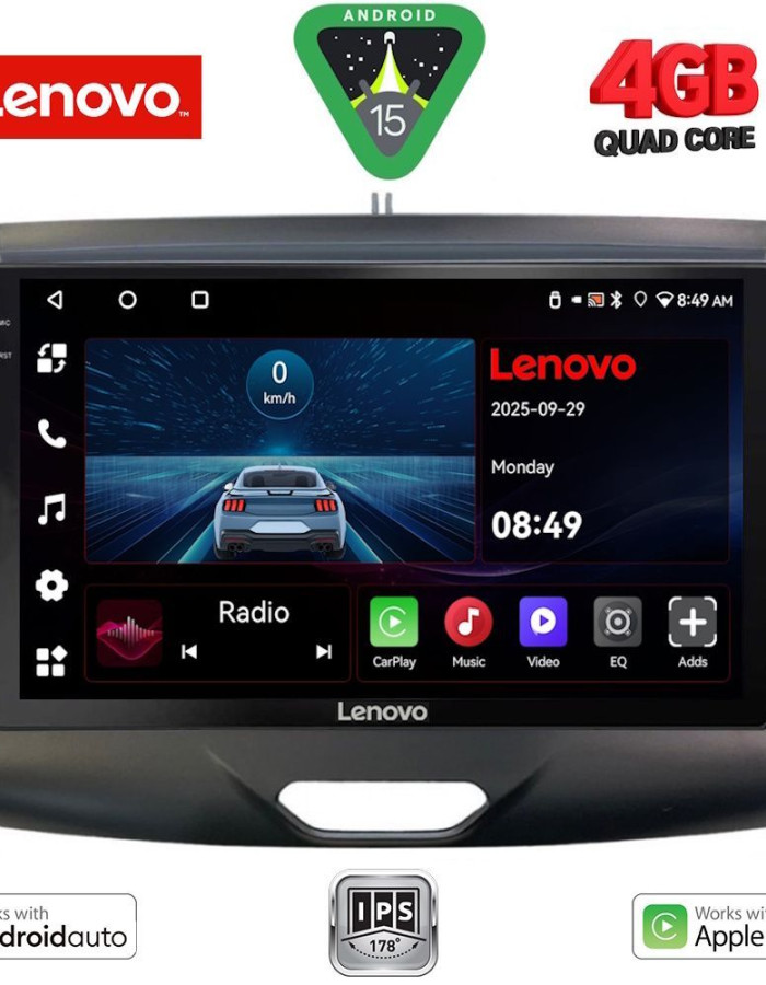 LENOVO LVE 8172_CPAA (9inc) MULTIMEDIA TABLET for FORD RANGER mod. 2015-2018