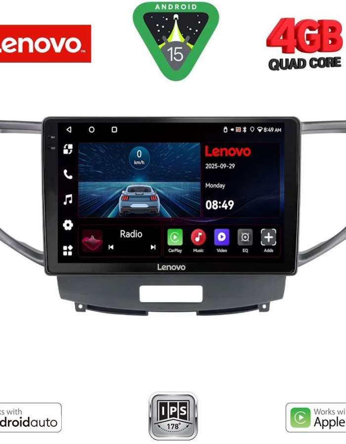LENOVO LVE 8183_CPAA (9inc) MULTIMEDIA TABLET for HONDA ACCORD mod. 2008-2013