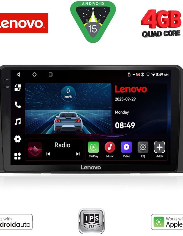 LENOVO LVE 8199_CPAA (10inc) MULTIMEDIA TABLET for HONDA CRV mod. 2017-2023
