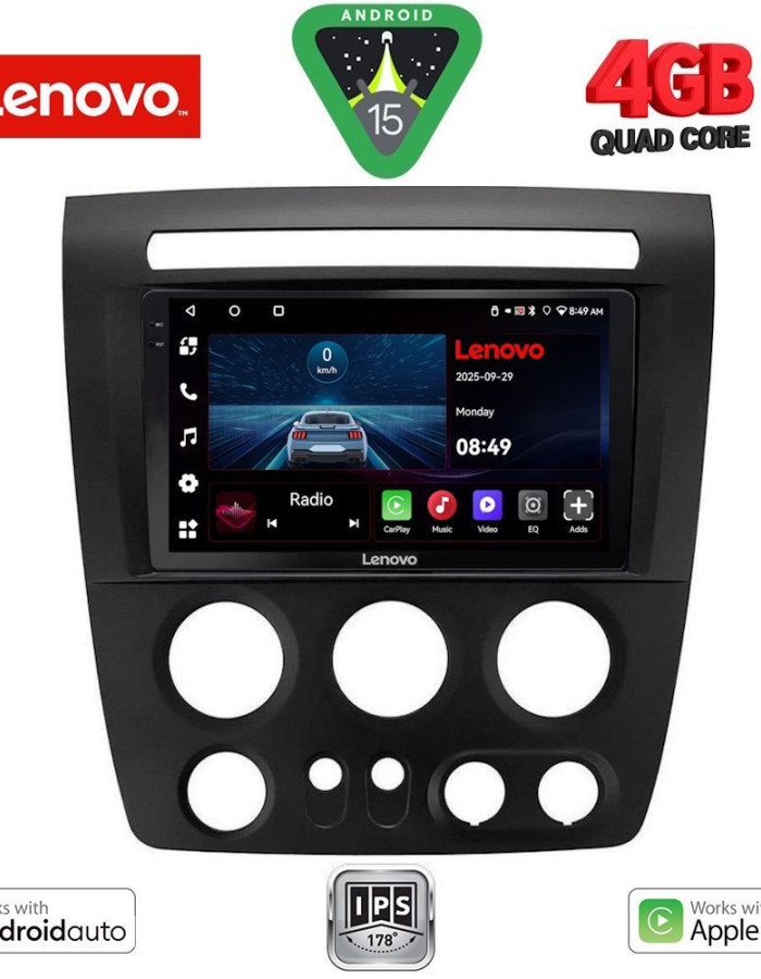 LENOVO LVE 8218_CPAA (9inc) MULTIMEDIA TABLET for HUMMER H3 mod. 2005-2009