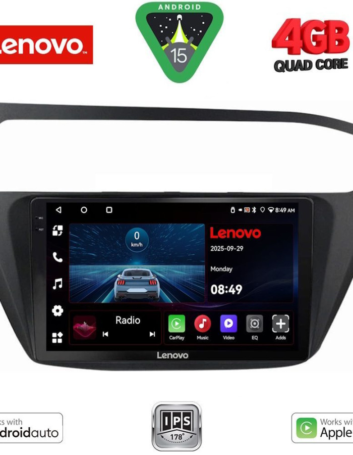 LENOVO LVE 8230_CPAA (9inc) MULTIMEDIA TABLET for HYUNDAI i20 mod. 2018-2021