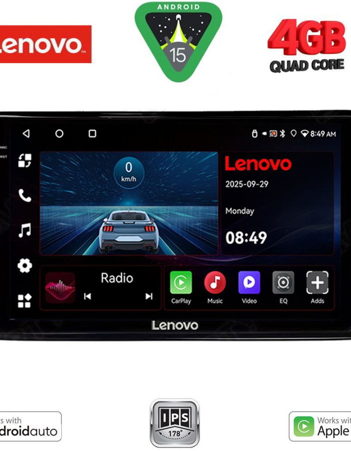 LENOVO LVE 8238B_CPAA (10inc) MULTIMEDIA TABLET for HYUNDAI IX45 - SANTA FE mod. 2021-2023