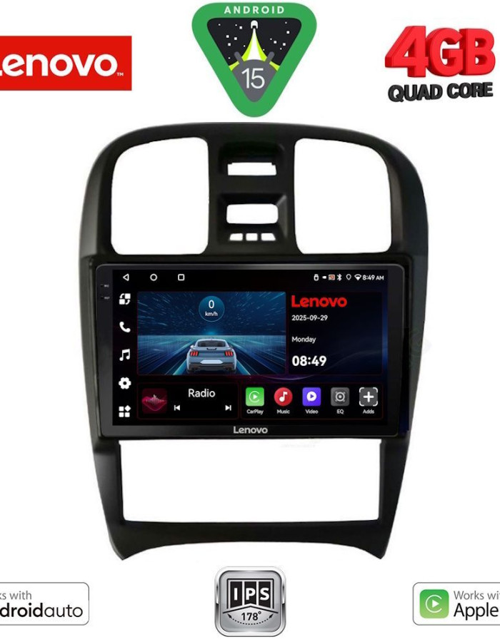 LENOVO LVE 8247_CPAA (9inc) MULTIMEDIA TABLET for HYUNDAI SONATA mod. 2000-2006