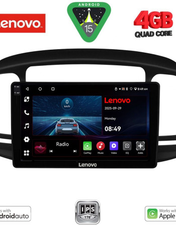 LENOVO LVE 8249BL_CPAA (9inc) MULTIMEDIA TABLET for HYUNDAI ACCENT mod. 2005-2012 (BLACK)