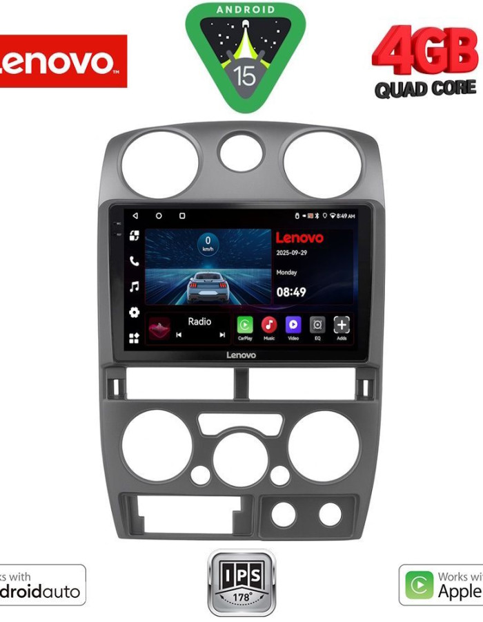 LENOVO LVE 8254GR_CPAA (9inc) MULTIMEDIA TABLET for ISUZU D-MAX mod. 2008-2012  (GREY)