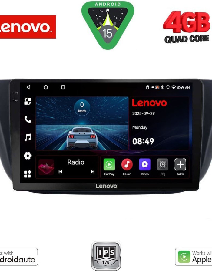 LENOVO LVE 8265_CPAA (9inc) MULTIMEDIA TABLET for IVECO DAILY mod. 2014-2024