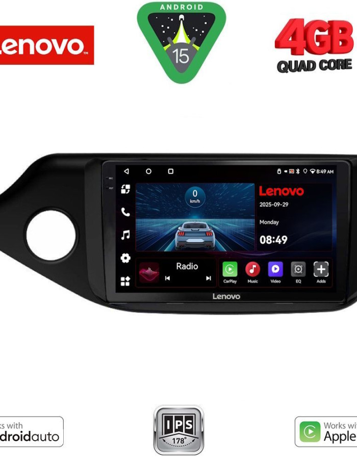 LENOVO LVE 8302_CPAA (9inc) MULTIMEDIA TABLET for KIA CEED  mod. 2012-2018