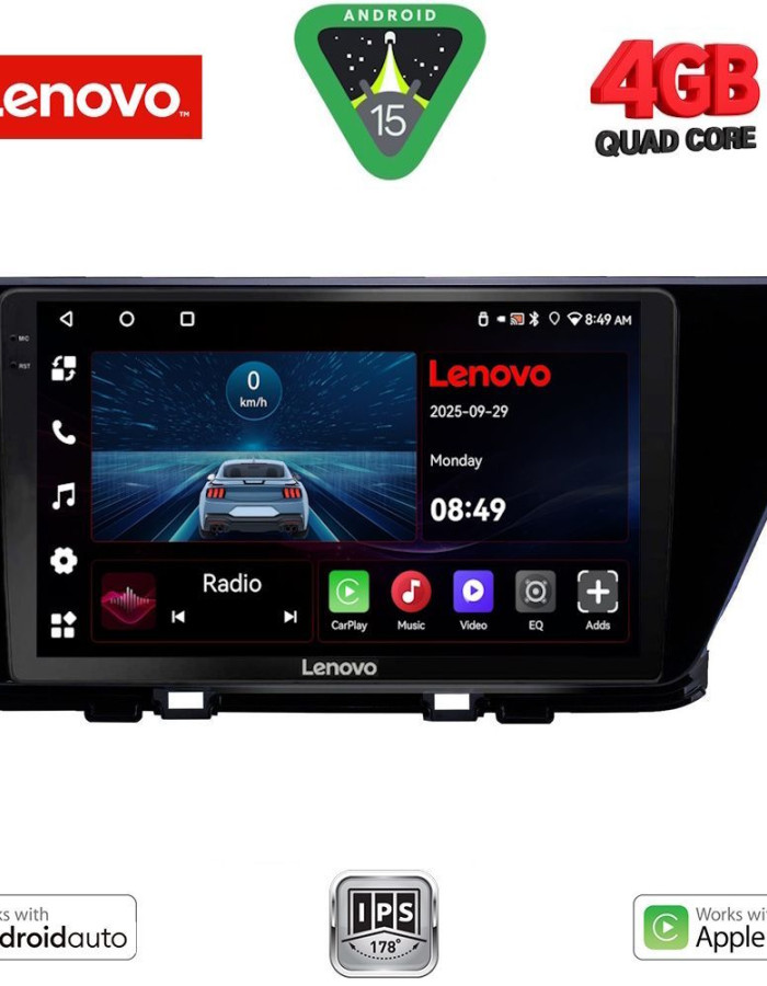 LENOVO LVE 8305_CPAA (9inc) MULTIMEDIA TABLET for KIA NIRO mod. 2017-2021