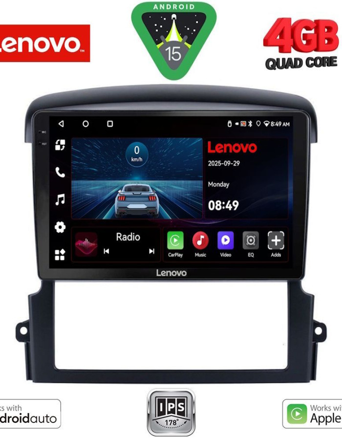 LENOVO LVE 8317_CPAA (9inc) MULTIMEDIA TABLET for KIA SORENTO mod. 2006-2009