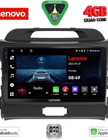LENOVO LVE 8325_CPAA (9inc) MULTIMEDIA TABLET for KIA SPORTAGE mod. 2010-2015