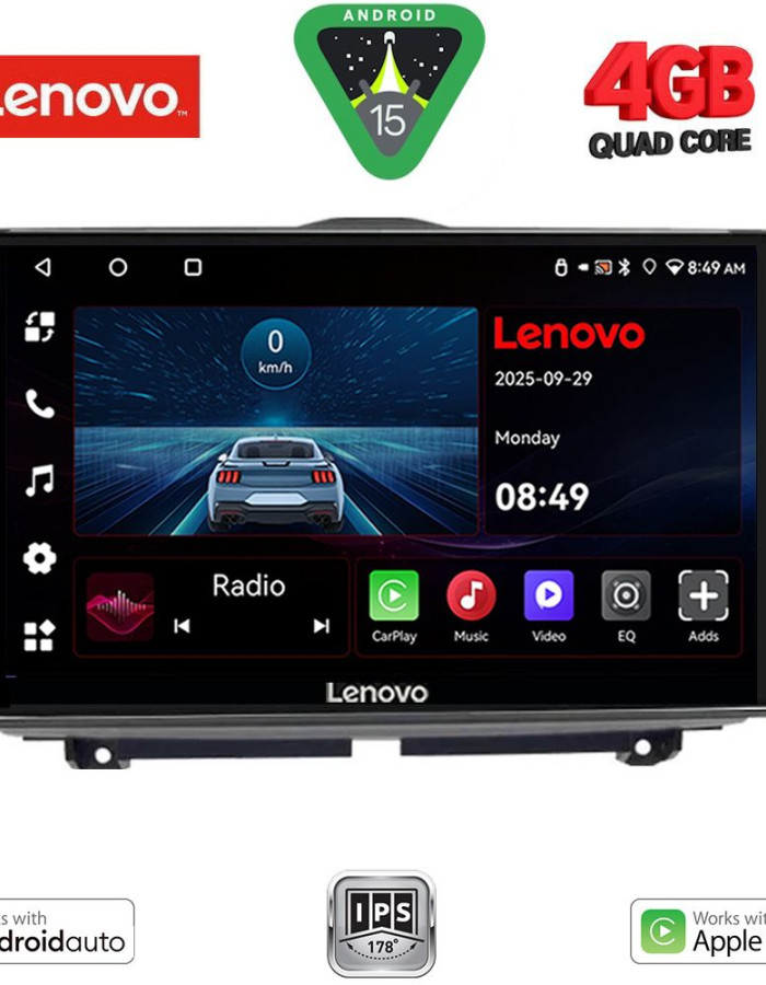 LENOVO LVE 8338_CPAA (9inc) MULTIMEDIA TABLET for LADA GRANTA mod. 2012-2026
