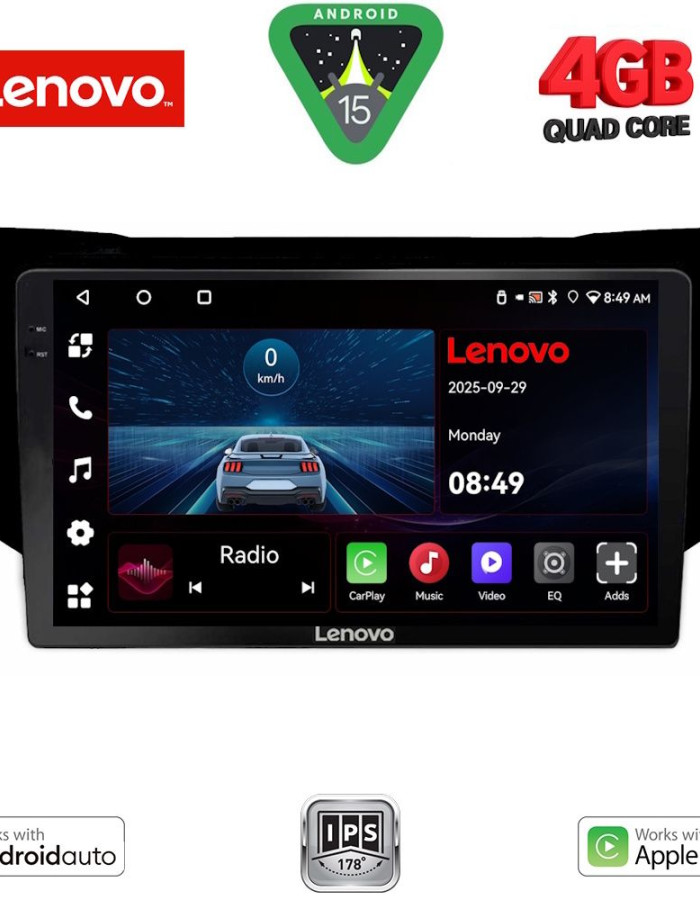 LENOVO LVE 8345BL_CPAA (9inc) MULTIMEDIA TABLET for LEXUS RX 300 – 400 mod. 2003-2008