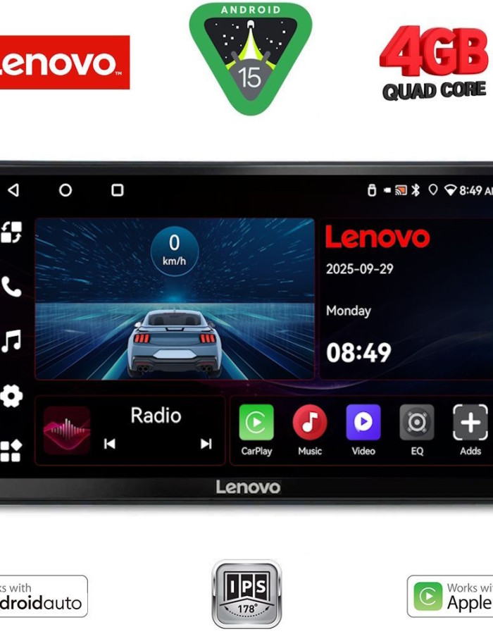 LENOVO LVE 8360_CPAA (9inc) MULTIMEDIA TABLET for MAZDA 2 mod. 2002-2007