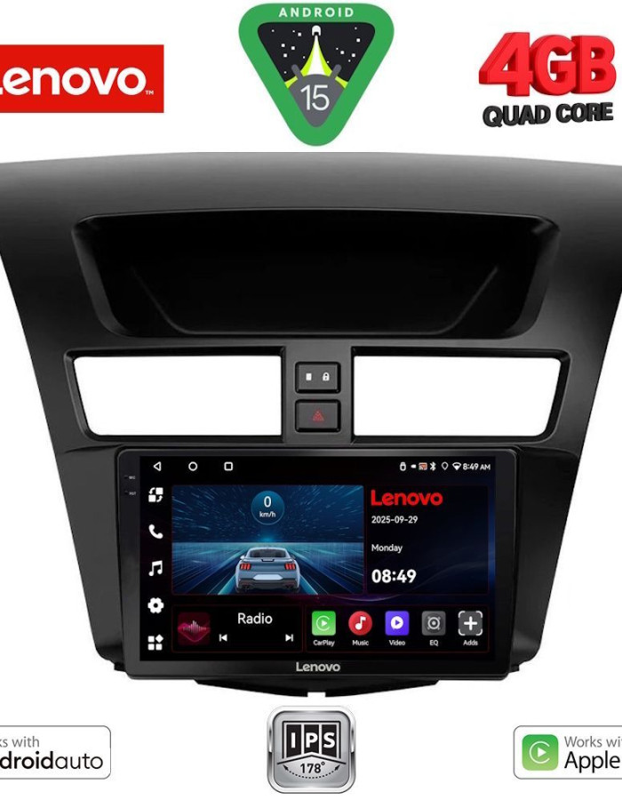 LENOVO LVE 8364_CPAA (9inc) MULTIMEDIA TABLET for MAZDA BT50 mod. 2012-2019