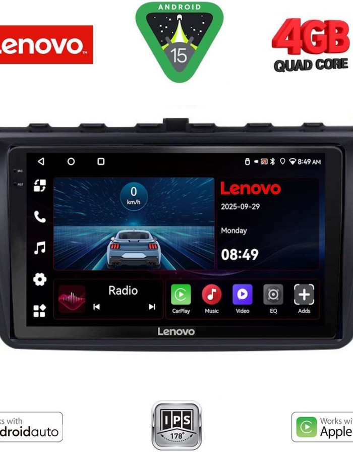 LENOVO LVE 8377_CPAA (9inc) MULTIMEDIA TABLET for MAZDA 6 mod. 2008-2012