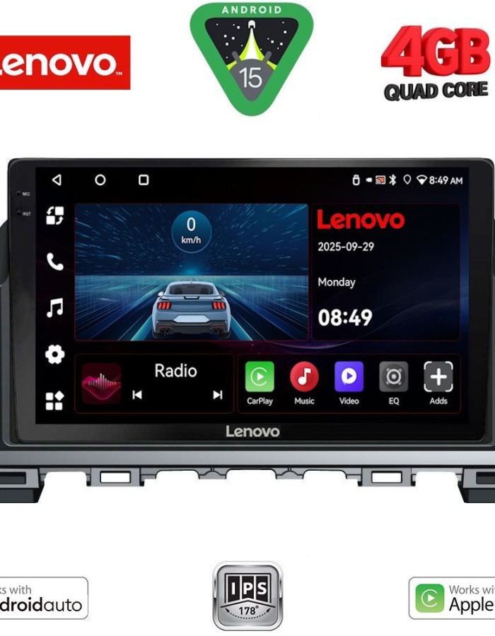 LENOVO LVE 8378_CPAA (9inc) MULTIMEDIA TABLET for MAZDA 6 mod. 2012-2017