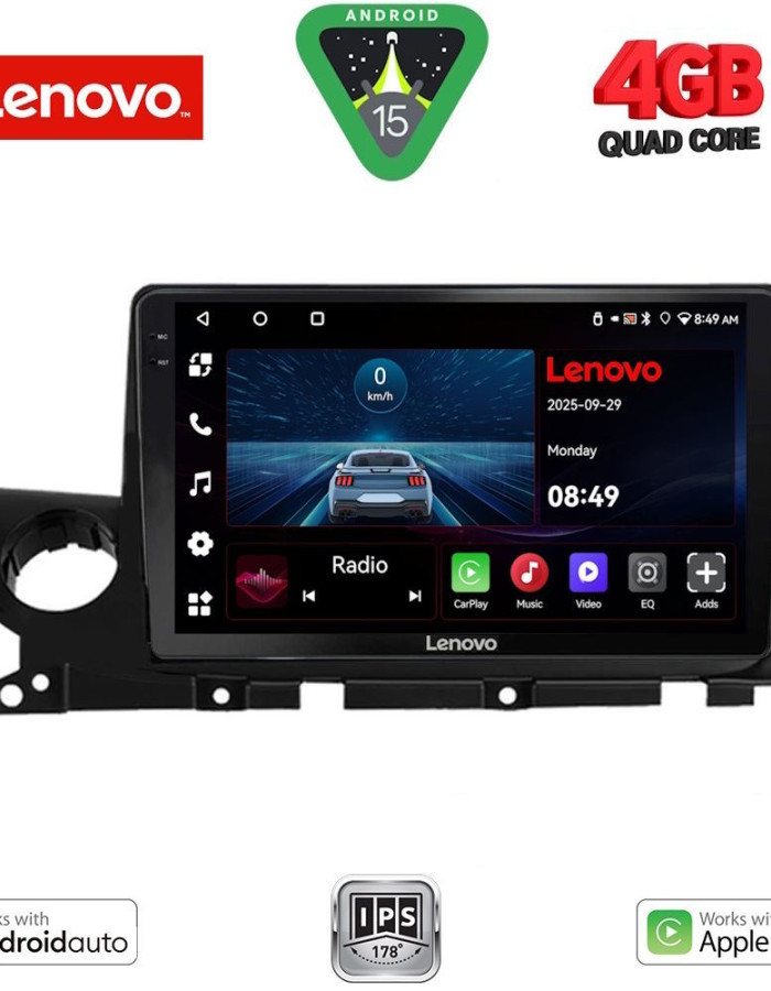 LENOVO LVE 8379B_CPAA (9inc) MULTIMEDIA TABLET for MAZDA 6 mod. 2021-2026