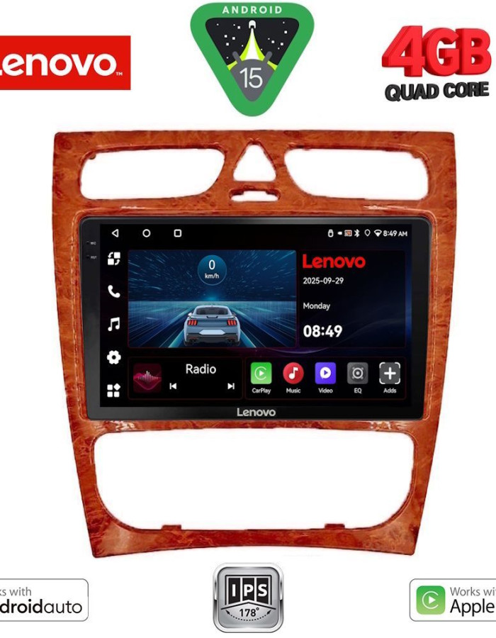 LENOVO LVE 8402CH_CPAA (9inc) MULTIMEDIA TABLET for MERCEDES C (W203) mod. 1999-2004