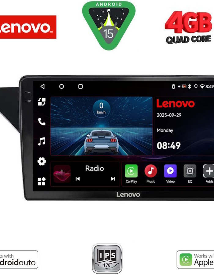 LENOVO LVE 8411_CPAA (NTG 4.0) (9inc) MULTIMEDIA TABLET for MERCEDES GLK (X204) mod. 2008-2012