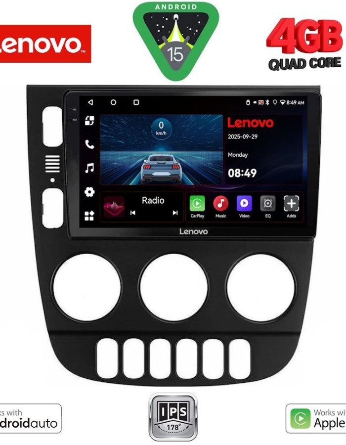 LENOVO LVE 8413_CPAA (9inc) MULTIMEDIA TABLET for MERCEDES ML (W163) mod. 2002-2005