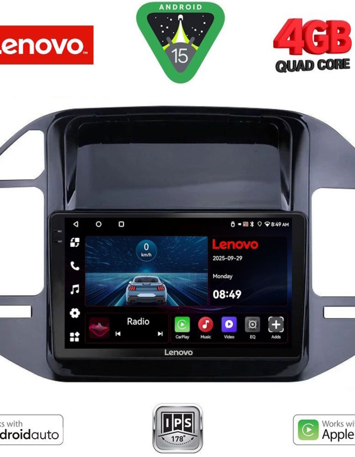 LENOVO LVE 8444_CPAA (9inc) MULTIMEDIA TABLET for MITSUBISHI PAJERO mod. 1999-2006
