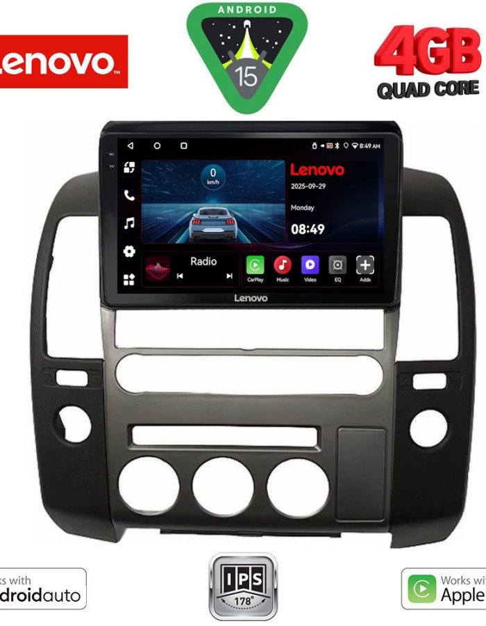 LENOVO LVE 8454_CPAA (ORIG.NAVI) (9inc) MULTIMEDIA TABLET for NISSAN NAVARA D40 mod. 2006-2011 με Original Navi