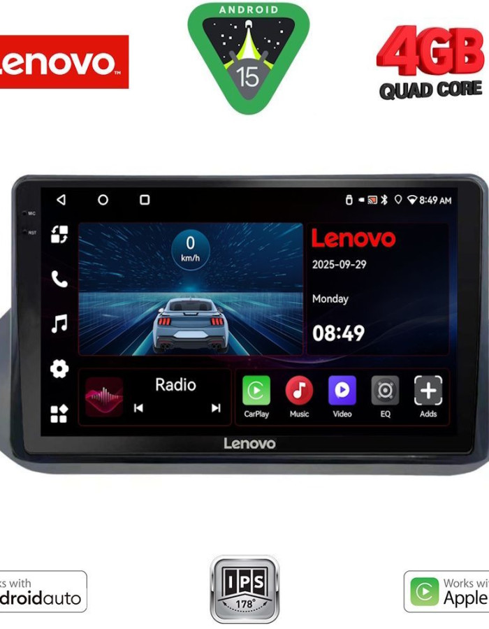 LENOVO LVE 8469_CPAA (10inc) MULTIMEDIA TABLET for NISSAN QASHQAI mod. 2021-2024
