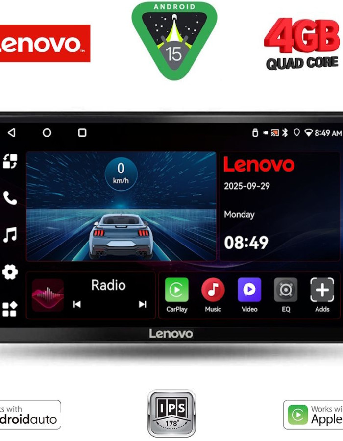 LENOVO LVE 8476_CPAA (10inc) MULTIMEDIA TABLET for NISSAN XTRAIL mod. 2004-2007