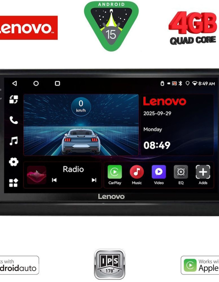 LENOVO LVE 8494_CPAA (9inc) MULTIMEDIA TABLET for OPEL MERIVA mod. 2010-2017