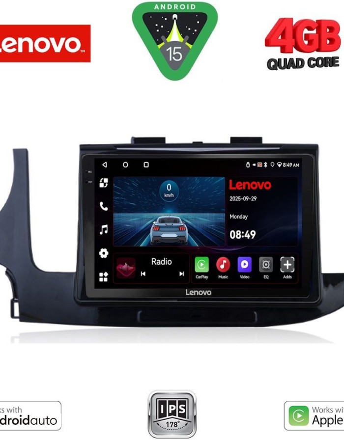 LENOVO LVE 8497_CPAA (9inc) MULTIMEDIA TABLET for OPEL MOKKA mod. 2016-2021