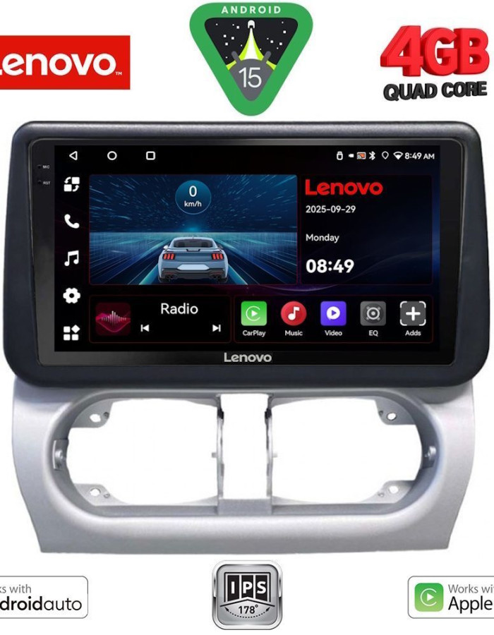 LENOVO LVE 8500_CPAA (9inc) MULTIMEDIA TABLET for OPEL CORSA C mod 2000-2006 - TIGRA mod. 2004-2009