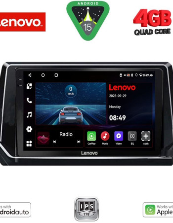 LENOVO LVE 8509_CPAA (9inc) MULTIMEDIA TABLET for PEUGEOT 208 - 2008 mod. 2021-2026