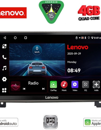 LENOVO LVE 8517_CPAA (9inc) MULTIMEDIA TABLET for PEUGEOT 407 mod. 2004-2011