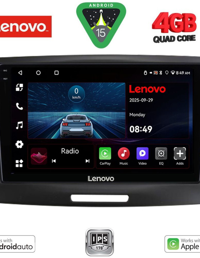 LENOVO LVE 8604A_CPAA (9inc) MULTIMEDIA TABLET for SKODA SUPERB mod. 2008-2015