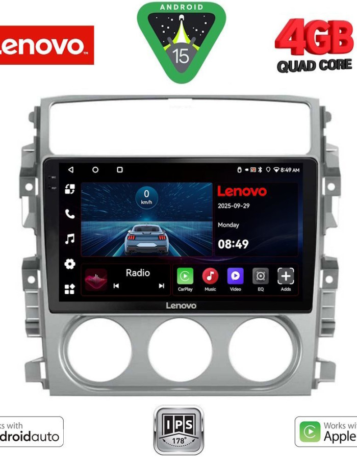 LENOVO LVE 8681_CPAA (9inc) MULTIMEDIA TABLET for SUZUKI LIANA mod. 2001-2007