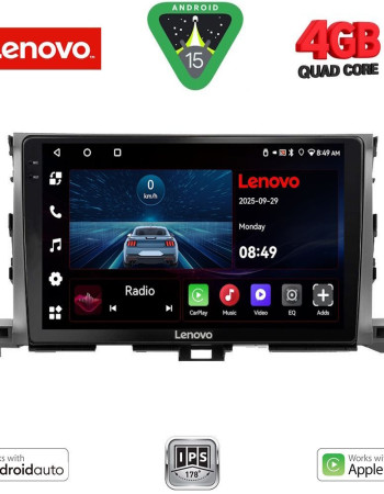 LENOVO LVE 8700_CPAA (10inc) MULTIMEDIA TABLET for TOYOTA HIGHLANDER mod. 2014-2019