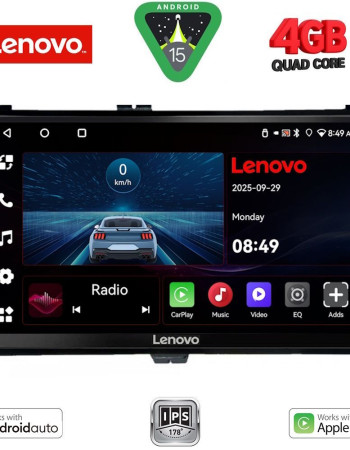LENOVO LVE 8703_CPAA (9inc) MULTIMEDIA TABLET for TOYOTA AURIS mod. 2015-2021 – AYGO X mod. 2022-2026 – COROLLA mod. 2017-2019